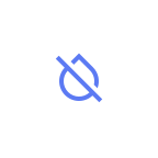 Water droplet image with a cross bar